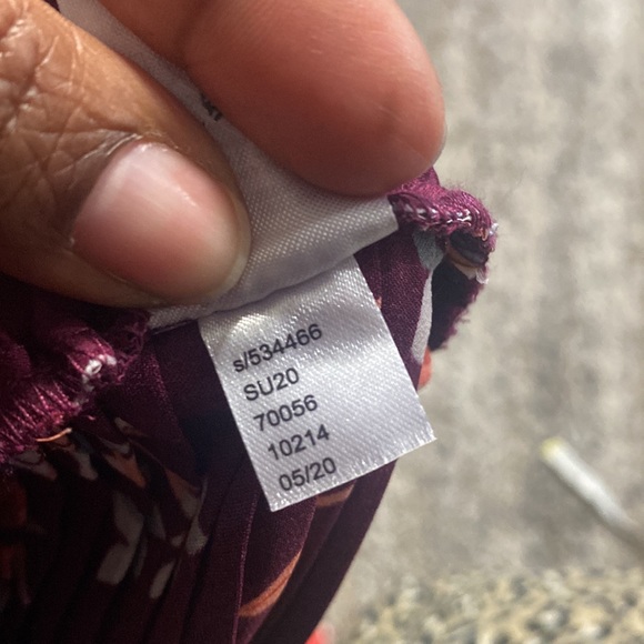 Ann Taylor factory pull on pleated floral print shorts size 16 - Picture 7 of 8